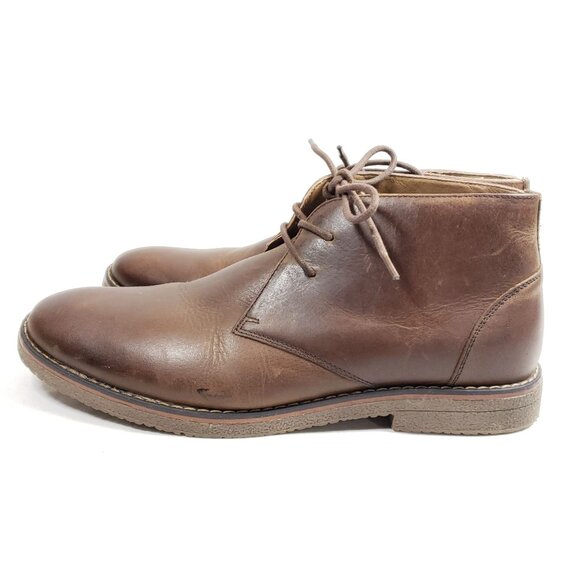 St. Johns Bay Mens Size 11 Brown Leather Chukka Boots main image 8